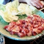 炭火焼の鶏 - ★もも焼き 塩味