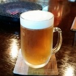 炭火焼の鶏 - ★生ビール