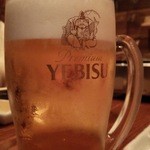 やきにく宵緒 - 生ビール