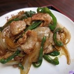 中華処タカノ - 肉ピーマン定食