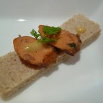 ほたての肝のカナッペ