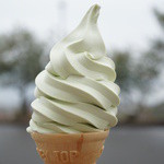 オリーブ記念館 - オリーブソフトクリーム（250円）