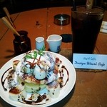 Design Wear's Cafe - B.C.P  バナナチョコパンケーキとアイスコーヒー
      