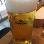 KICHITONARU KITCHEN - ランチビール静岡麦酒、500円。