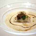 Gunther's Modern French Cuisine - フォアグラのラヴィオリ　フォレスティエール風