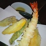 日向 - 天ぷら（海老・茗荷・獅子唐・南瓜・くわい）