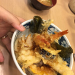 揚げたて天ぷら やぐら 草津店 - 特製天丼