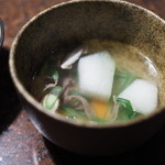 焼肉うしごろ - 細切り牛タンと冬瓜のスープ