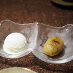 焼肉うしごろ - すいーとポテト＆バニラアイス