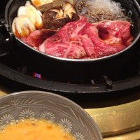 焼肉 銀座コバウ 特別室 - すき焼き(日本風) 網を外したロースターで