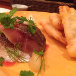 Barba - 〆サバ、とうもろこしのフリット