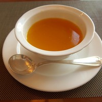中国料理 彩湖 - かぼちゃのスープ