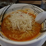 ちー坊のタンタン麺 - 坦々麺、白胡麻指定、700円。