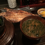 越後屋　宇右衛門 - お昼の定食（アジ）