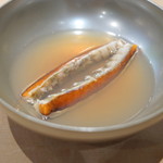 三谷 - 子持蝦蛄　蛤スープで　(2015/06)