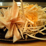 よしだ - 鉄板焼（なんこつ）焼く前