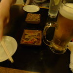 Kinryou Honten - お通しとビール