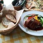 農家レストラン みのりの里 - スペアリブのトマトソース煮　１６５０円