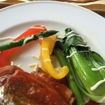 農家レストラン みのりの里 - 野菜は新鮮で旨いですよ