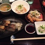 とろさば料理専門店　SABAR 東京恵比寿店 - とろさば寿司定食