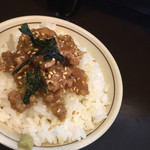 らーめん奏 - ランチセット（ライス、小鉢）＋150円