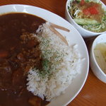 かふぇ ふたば - カレーランチ☆牛筋煮込み