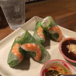 ハノイ・カフェ - 【生春巻き】安定の美味しさです