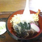 そば処 三徳 - 冷やし海老天おろし蕎麦　８１０円　【　２０１５年７月　】