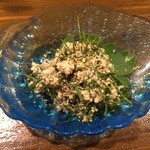 島料理 海響 - 長命草の白和えです。