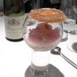 オマージュ - 桃と生姜のシャーベット