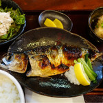 ごはんや金沢 - 友達が食べた焼鯖