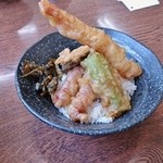 山形そば 竹屋 - ミニ天丼（麺類に＋300円）