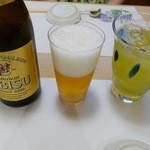 小判寿司 - 【瓶ビールと冷たいお茶で乾杯！】♫2015/7