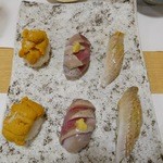 小判寿司 - 【ウニ、イワシ、キス】♫2015/7