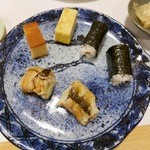 小判寿司 - 【穴子、干瓢巻き、玉】♫2015/7