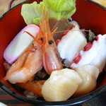 鈴芳 - 海鮮丼セット