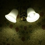 雲仙観光ホテル - 客室のウィリアム・モリスの壁紙。