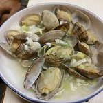 まるひら食堂 - 浅蜊酒蒸し　￥３００