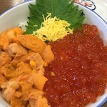 北のグルメ亭 - ウニ・イクラ丼