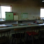 渡辺焼そば - カウンター。