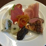 ミオビーノ - カジュアルコース1500円の前菜です♪