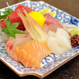 市場直産の魚介類
