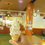 至仏山荘 - 花豆ソフトクリーム（５００円）