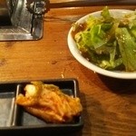 薩摩丹田 - サラダ&キムチ