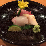 日本料理 たかむら - イシカゲガイ　まぐろ、すずき