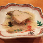 日本料理 たかむら - あわび塩蒸し