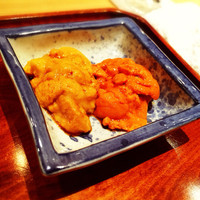 銀座 久兵衛 銀座本店 - うに二種類。