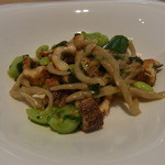 RISTORANTE chihiro - ２種類目のパスタ。具はあなごと豆