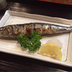 炉端 留味庵 - 鯵の焼き