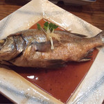 炉端 留味庵 - 黒鯛煮付け
